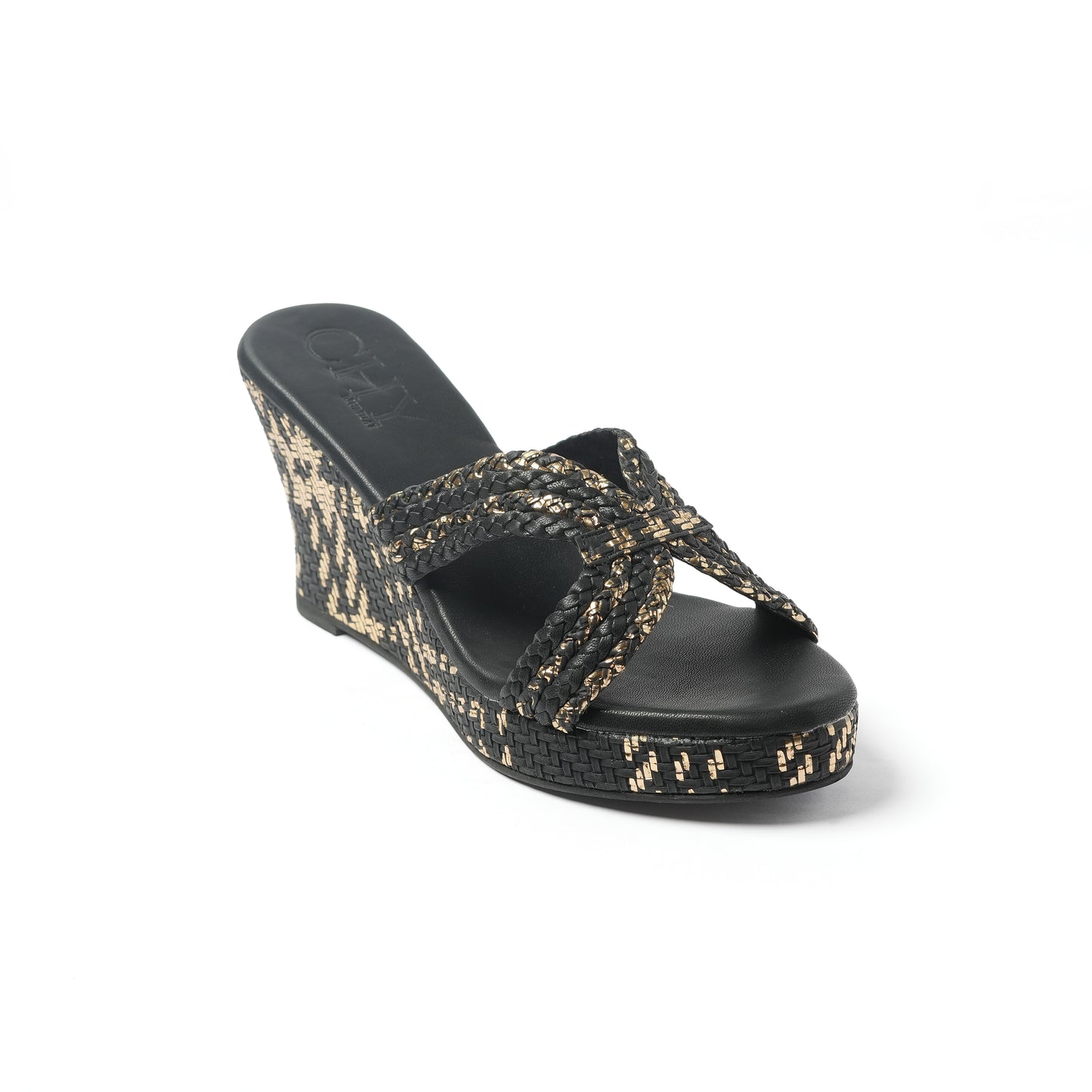 BRAID BLACK AND GOLD 3"