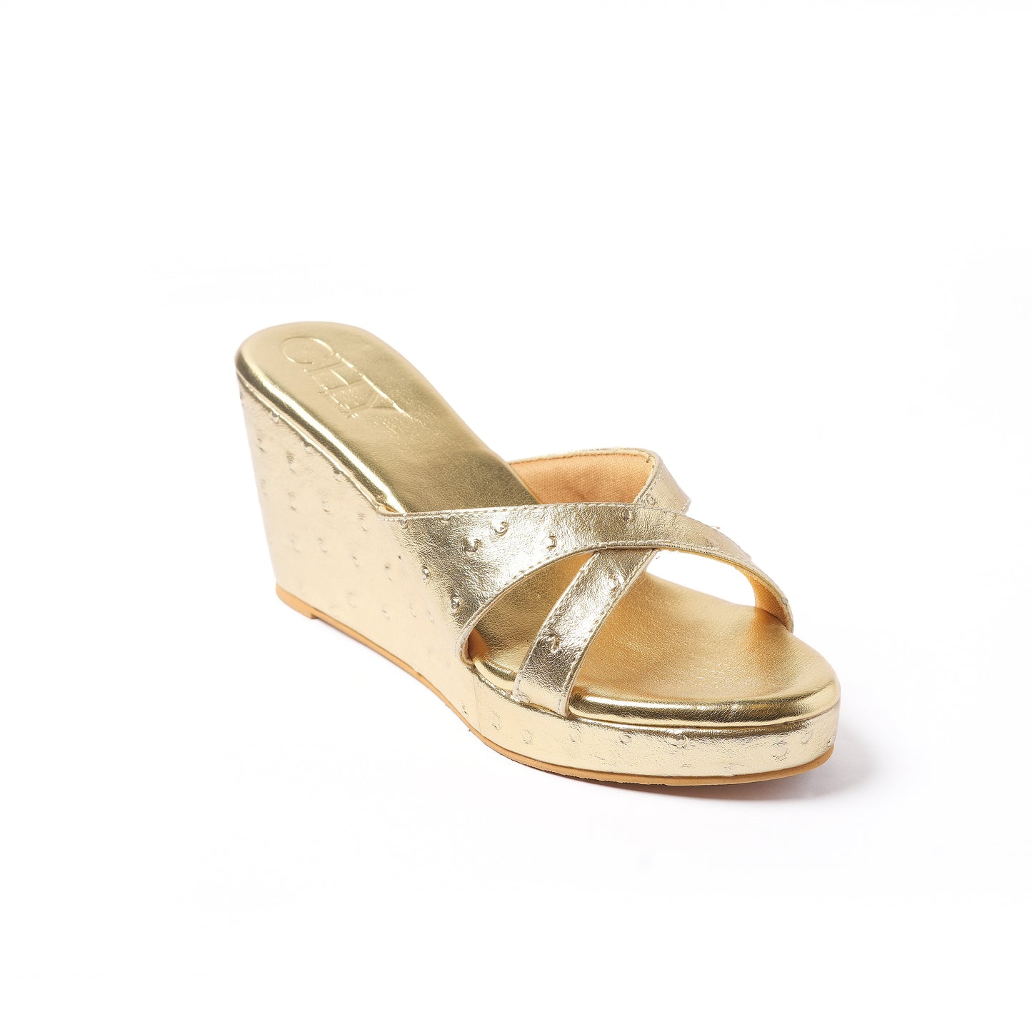 DESIRE GOLD OSTRICH 3"