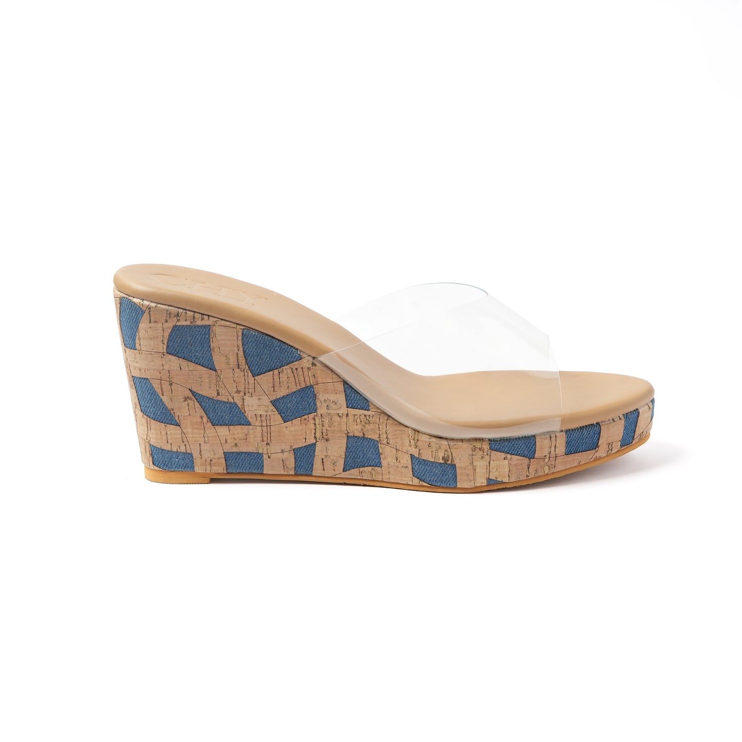 SHEER DENIM CORK 3"