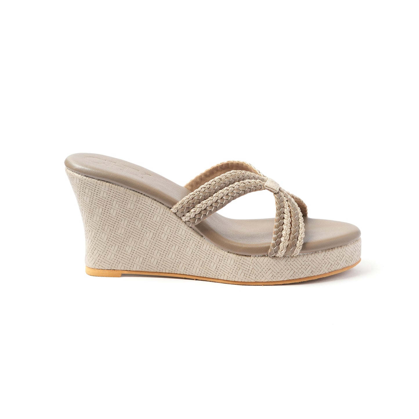 BRAID BEIGE AND CREAM 3"