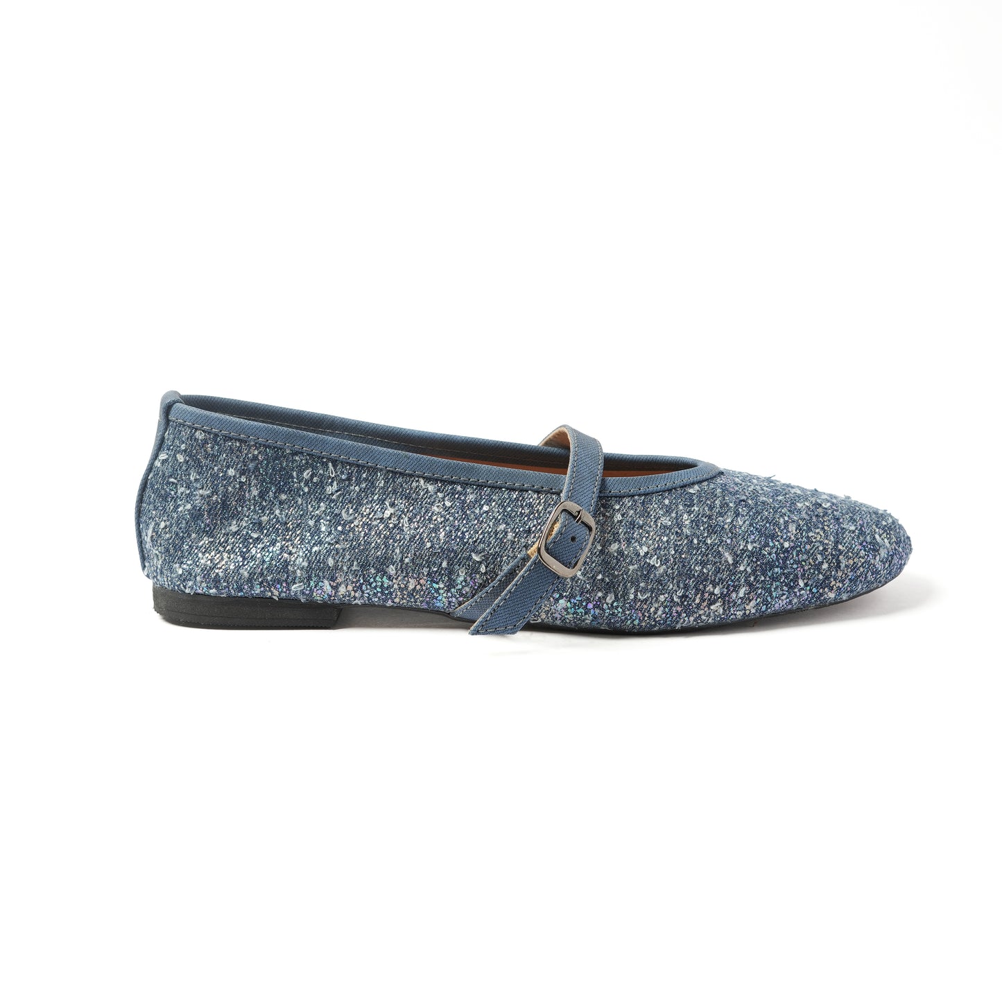 MARY JANES BALLET DENIM RAINBOW
