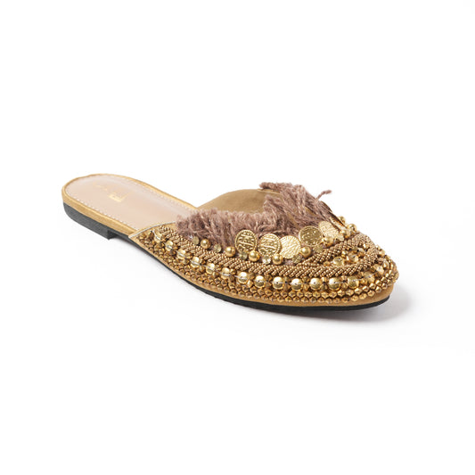 BEIGE BANJARA WITH GOLD COIN